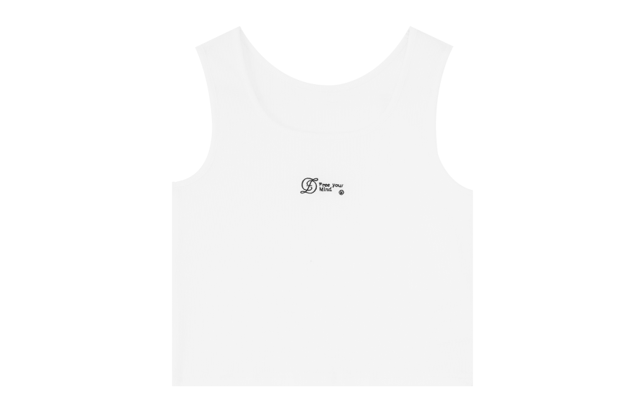 F426 F426 Tank Tops Unisex White Collarless Moderate Other