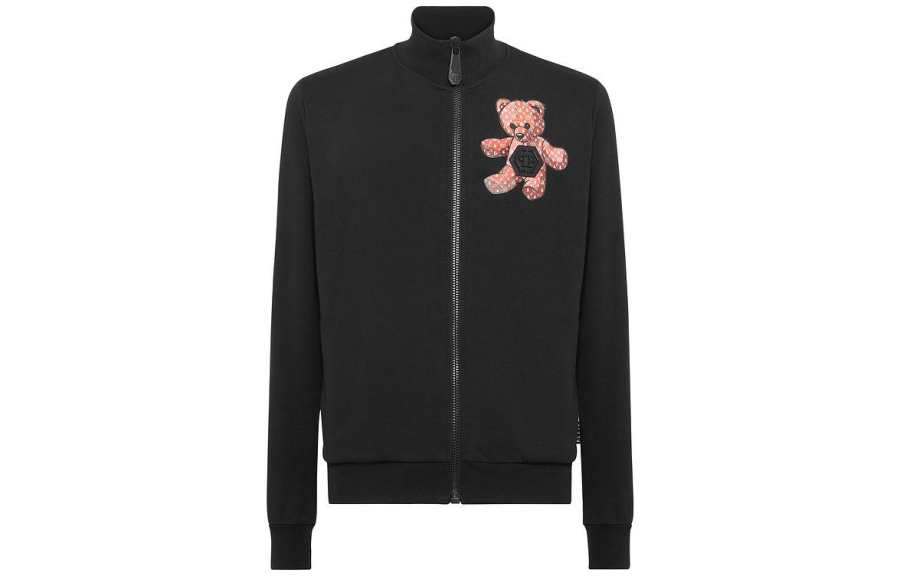 Philipp Plein Teddy Bear zip-up sweatshirt