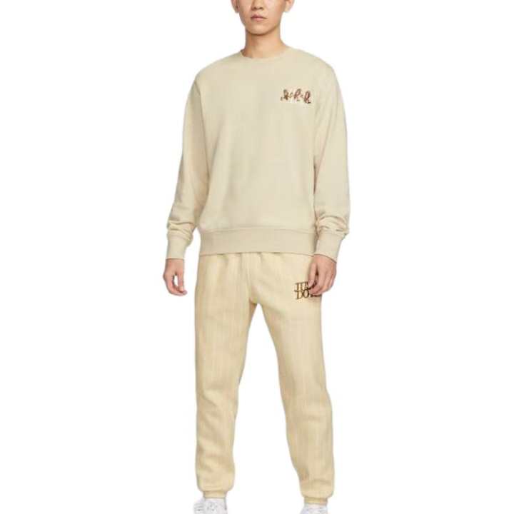 Nike Nike Sweatshirts Men's Beige Crew Neck Moderate Other