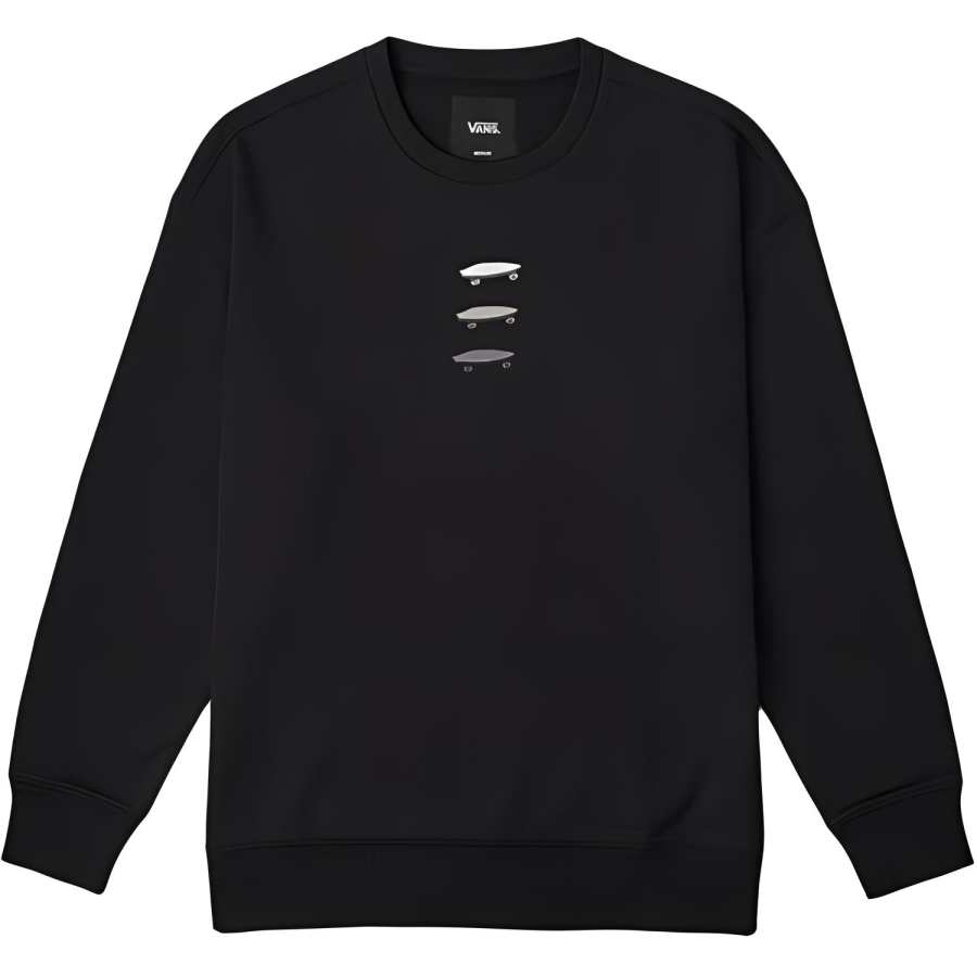 Vans Vans Sweatshirts Unisex Black Crew Neck Moderate Regular