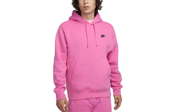Nike Nike Sweatshirts Men's Rose Red Hooded Moderate Regular
