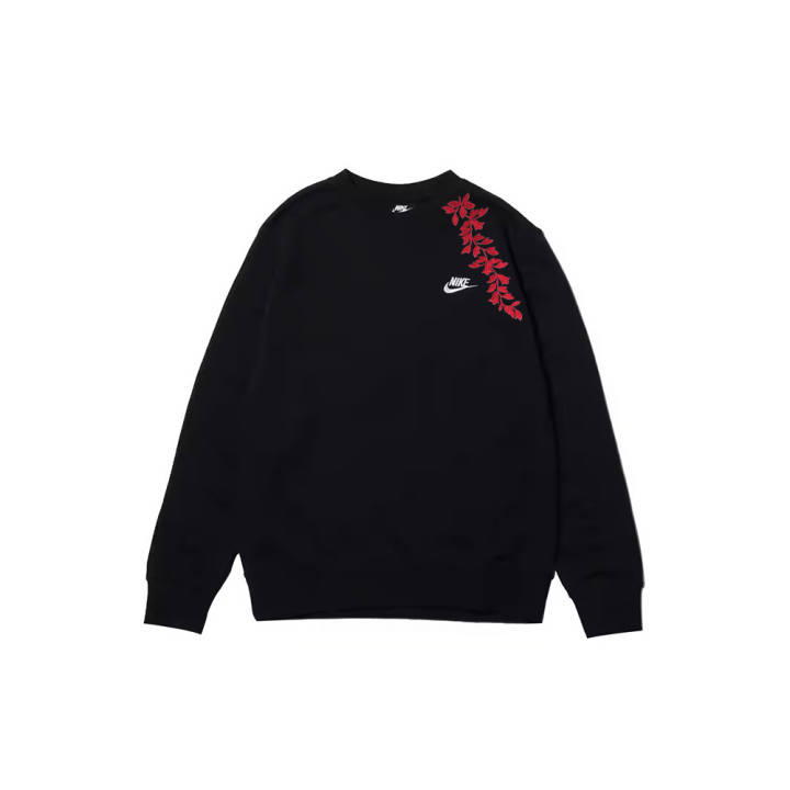 Nike Nike Sweatshirts Men's Black Crew Neck Moderate Regular