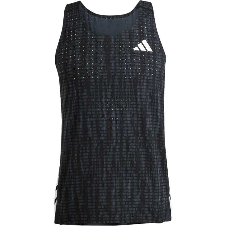 Adidas Adidas Adizero stripe tank top