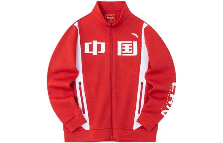 ANTA Variety Training Collection Jackets Men's Red Stand Collar Moderate Other