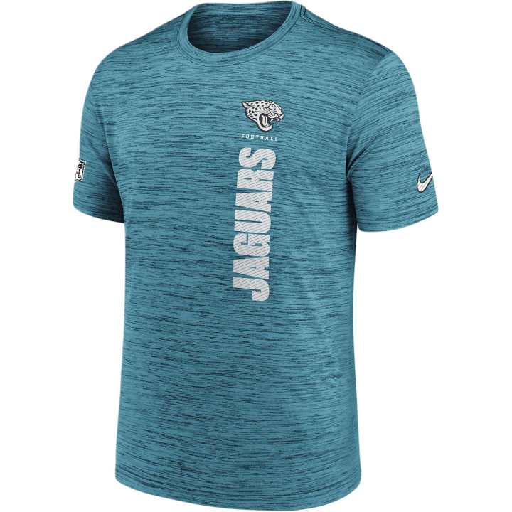 Nike Nike X NFL T Shirts Men's Cyan Crew Neck Moderate Straight Fit