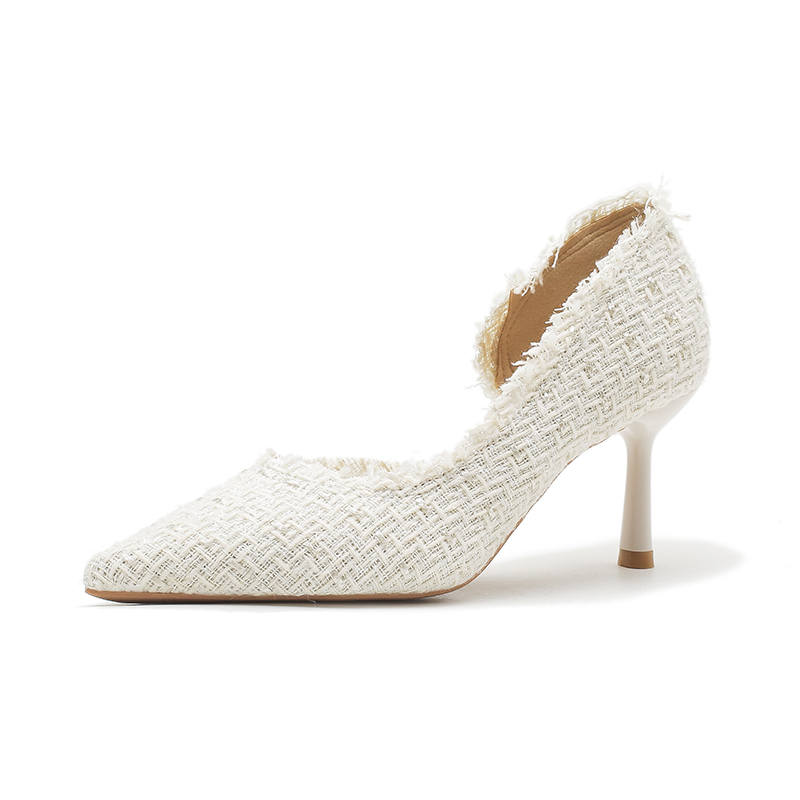 WALIBU Slim Heel High Heels Women's Apricot