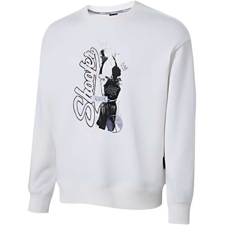 PEAK Sports Life Collection Sweatshirt Men's Raw White