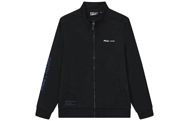 FILA Jackets Men's Legend Blue Stand Collar Moderate Other
