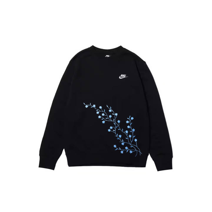 Nike Nike Sweatshirts Men's Black Crew Neck Moderate Regular