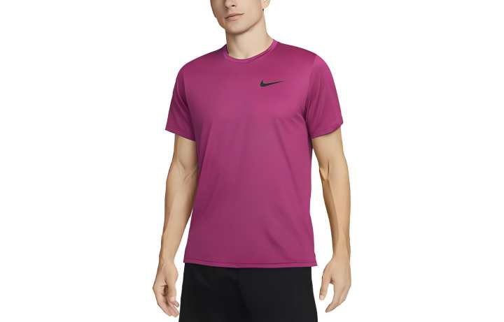 Nike Nike Pro Dri FIT T Shirt Men's Rose Red