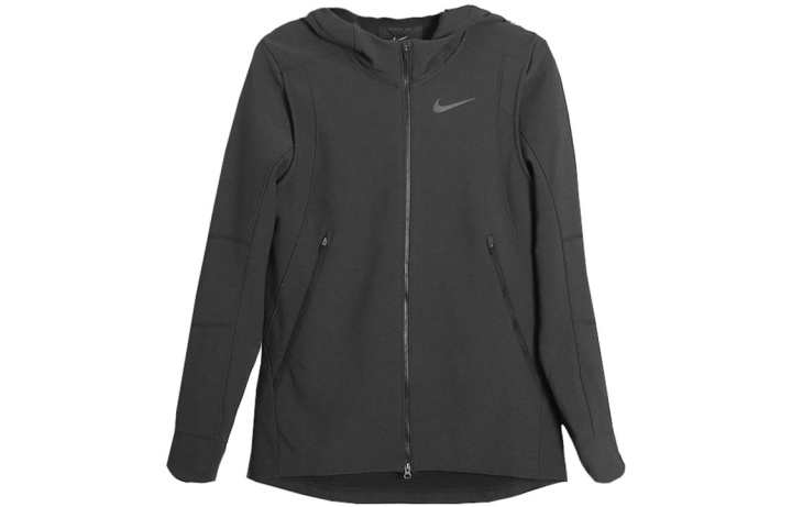 Nike Nike Jackets Men's Black Hooded Moderate Straight Fit