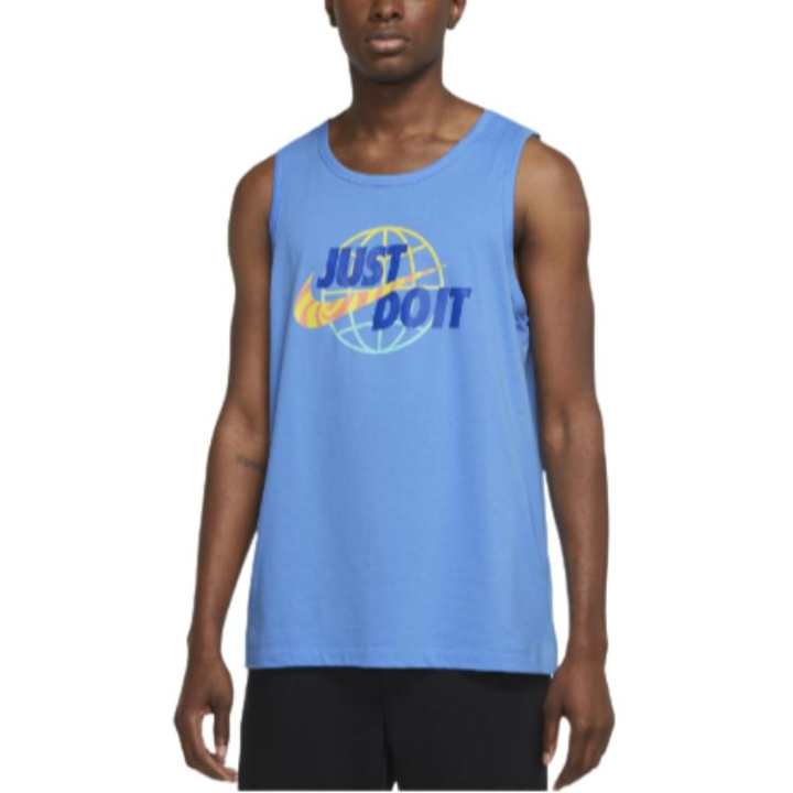 Nike Nike Tank Tops Men's Blue Crew Neck Moderate Other