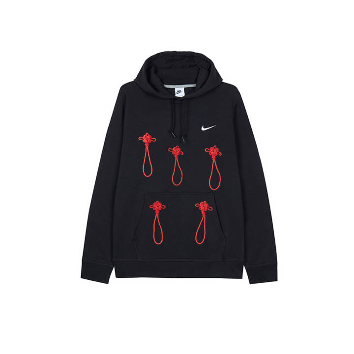 Nike Nike Sweatshirts Men's Black Hooded Moderate Regular