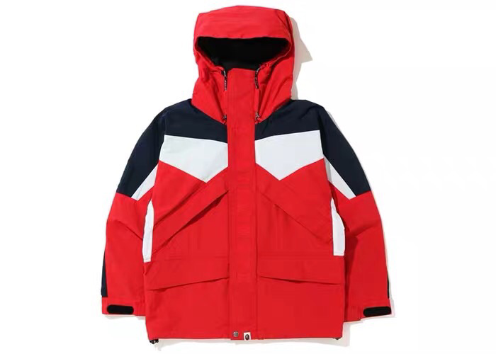 A BATHING APE Bape Color Block Classic Snowboard Jacket