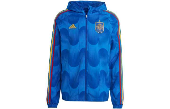 Adidas Adidas Jackets Men's Blue Hooded Moderate Pilot