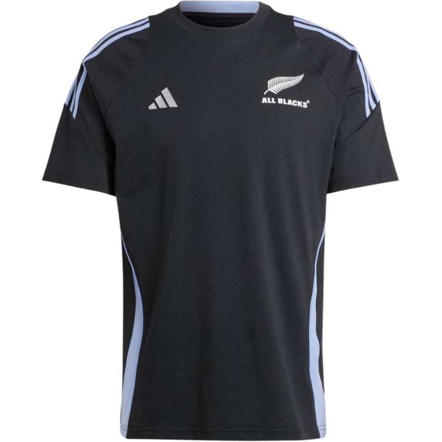 Adidas Adidas T Shirt Men's All Black/Spark Blue