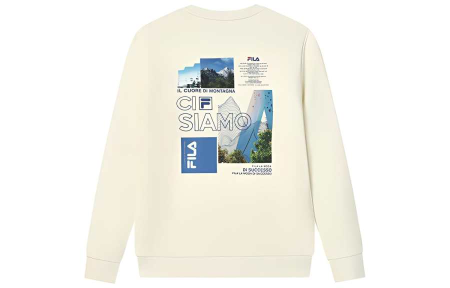 FILA Sweatshirt Men's Pear Blossom White
