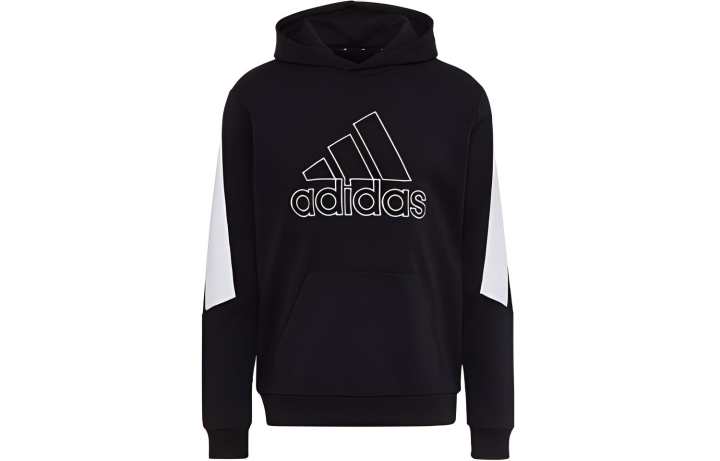Adidas Adidas Sweatshirts Men's Black Hooded Moderate Regular