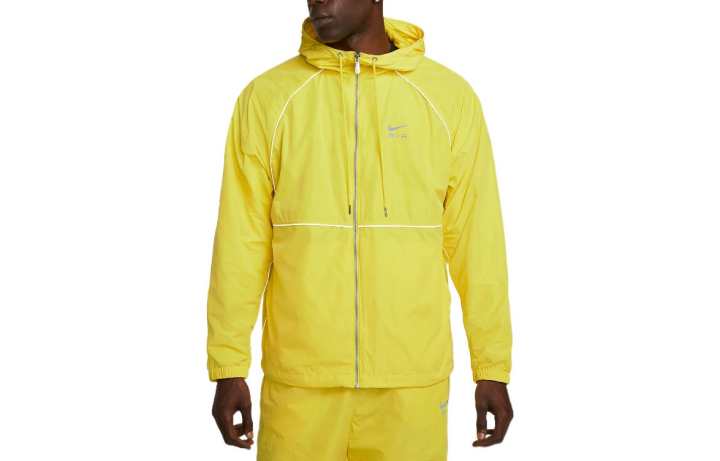 Nike Nike Jackets Men's Yellow Hooded Moderate