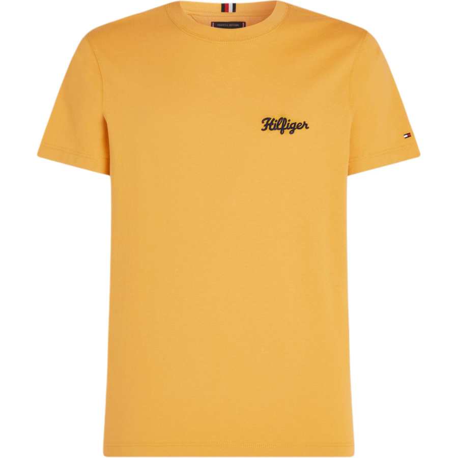 Tommy Hilfiger T Shirt Men's Yellow