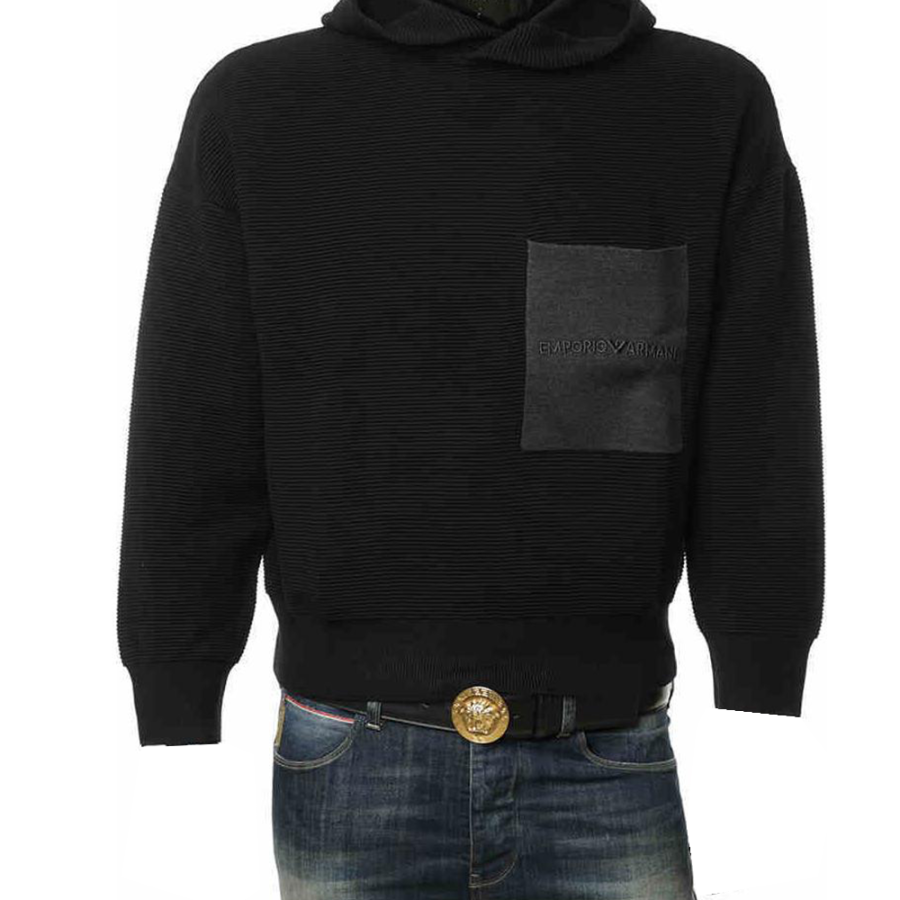 EMPORIO ARMANI SS24 Knitwear Men's Black