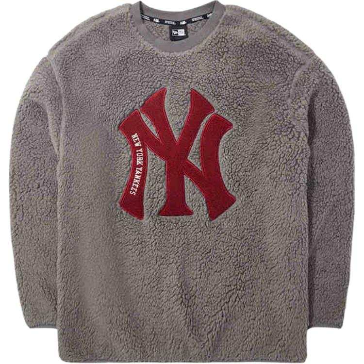 New Era Sweatshirts Unisex Gray Crew Neck Thickened Other