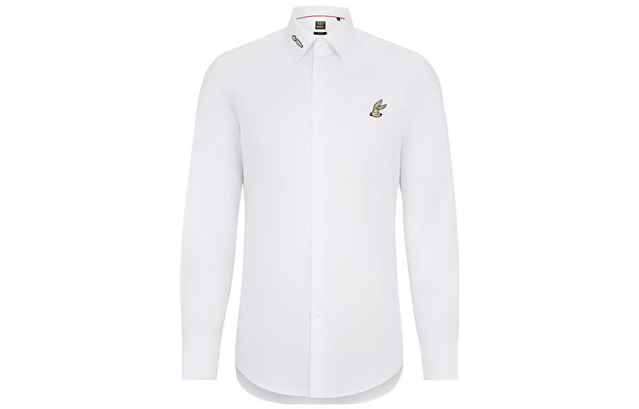 HUGO BOSS X LOONEY TUNES SS23 Shirts Men's White Moderate