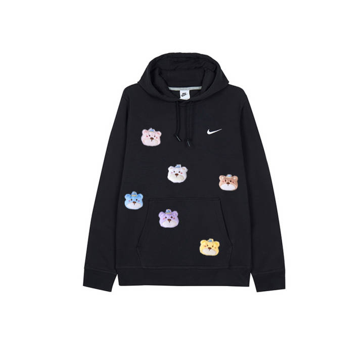 Nike Nike Sweatshirts Men's Black Hooded Moderate Regular