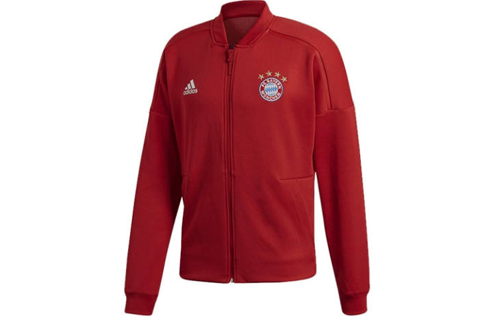 Adidas Adidas Bayern Munich Black Jackets Men's Red Baseball Collar Moderate Other