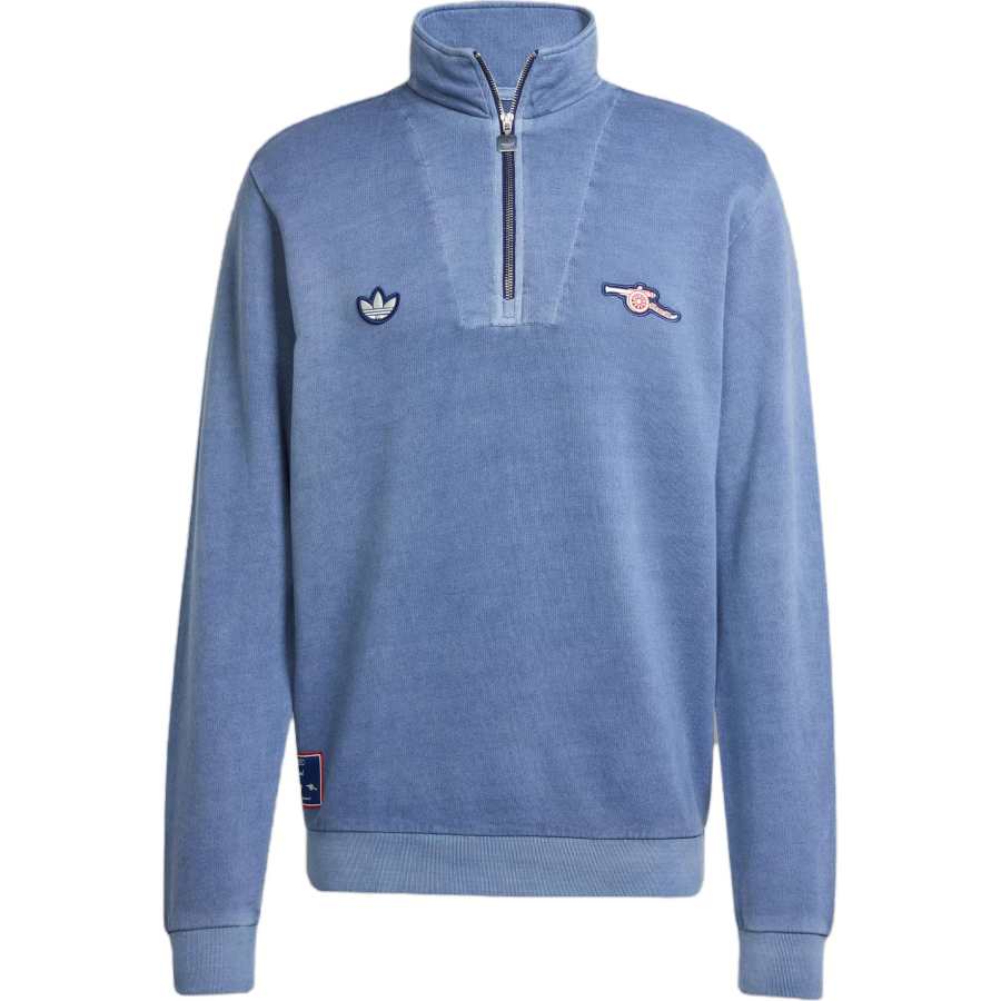 Adidas Originals Free Shipping With AdiClub Arsenal Terrace Icons Half Zip Top