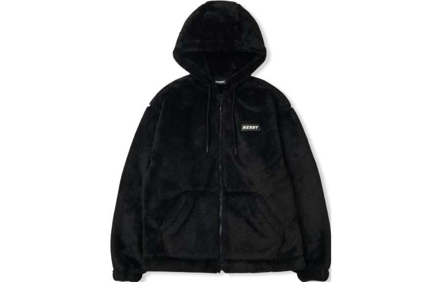 Nerdy Nerdy Jackets Unisex Black Hooded Moderate Other