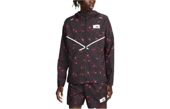 Nike Nike graphic-print lightweight hooded jacket