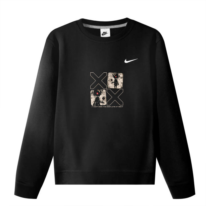 Nike Nike Sweatshirts Unisex Black Crew Neck Moderate Regular