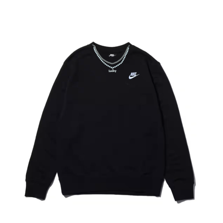 Nike Nike Sweatshirts Unisex Black Crew Neck Moderate Regular