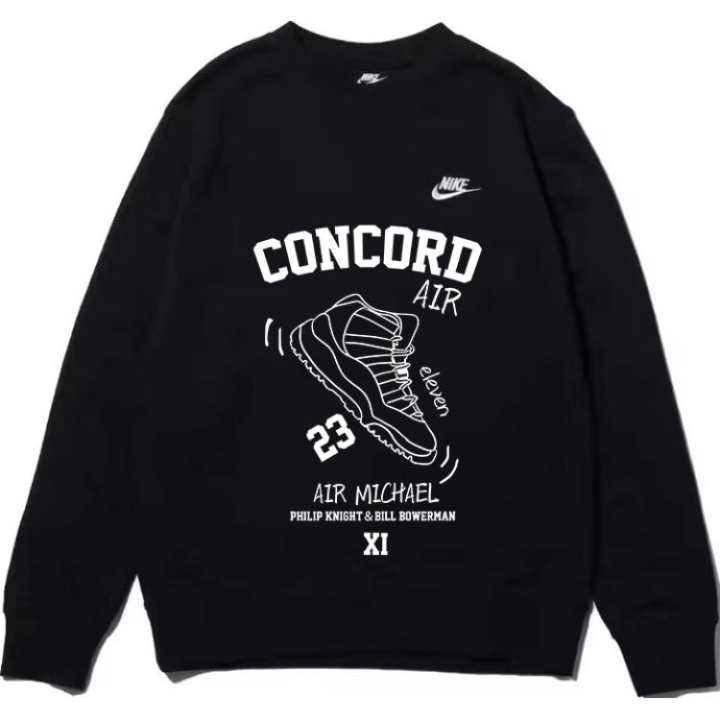 Nike Nike Sweatshirts Unisex Black Crew Neck Moderate Regular