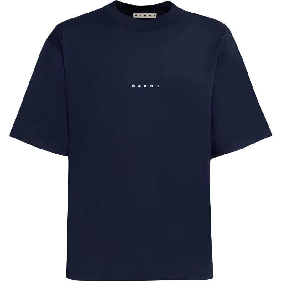 Marni Logo Printed Crewneck T-Shirt