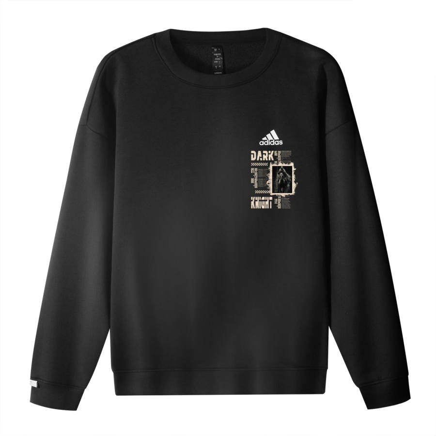 Adidas Adidas Sweatshirts Unisex Black Crew Neck Moderate Regular