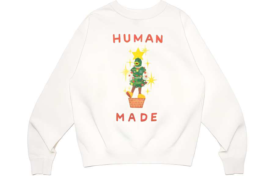 HUMAN MADE x KEIKO SOOTOME FW23 Sweatshirt Unisex Ecru