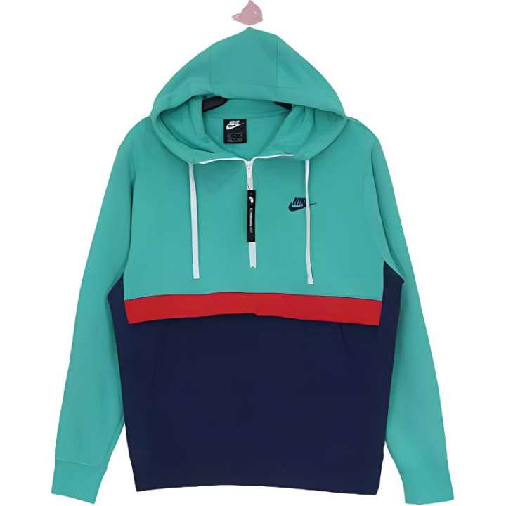 Nike Nike Sweatshirts Men's Green Hooded Moderate Regular