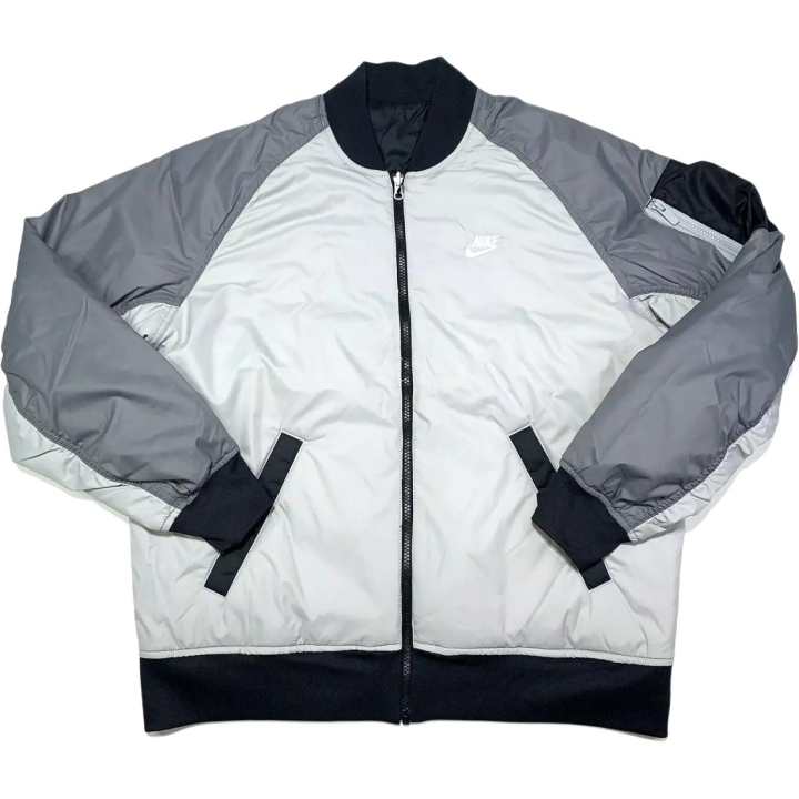 Nike Nike Jackets Men's Gray Baseball Collar Moderate Other