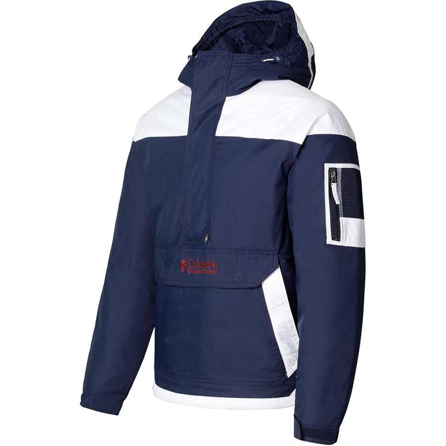 Columbia Jackets Men's Blue Hooded Moderate Other