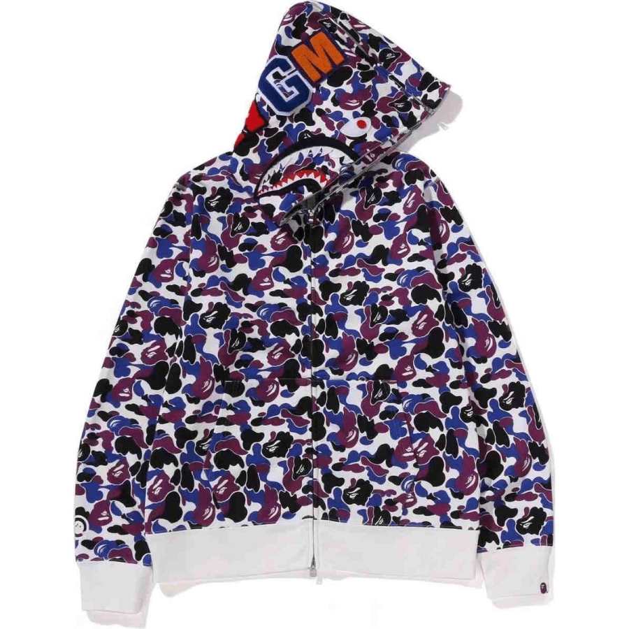 A BATHING APE Bape Store Hong Kong Separate Shark Full Zip Hoodie