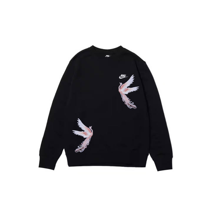 Nike Nike Sweatshirts Men's Black Crew Neck Moderate