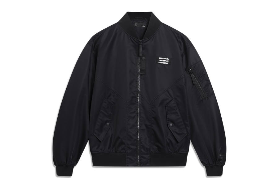 Li-Ning LiNing CF Tracing Sports Fashion Collection Jacket Unisex Black