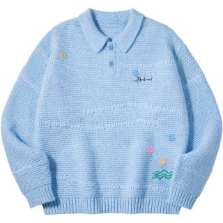PSO Brand Knitwear Unisex Polo Collar Moderate Base Layer