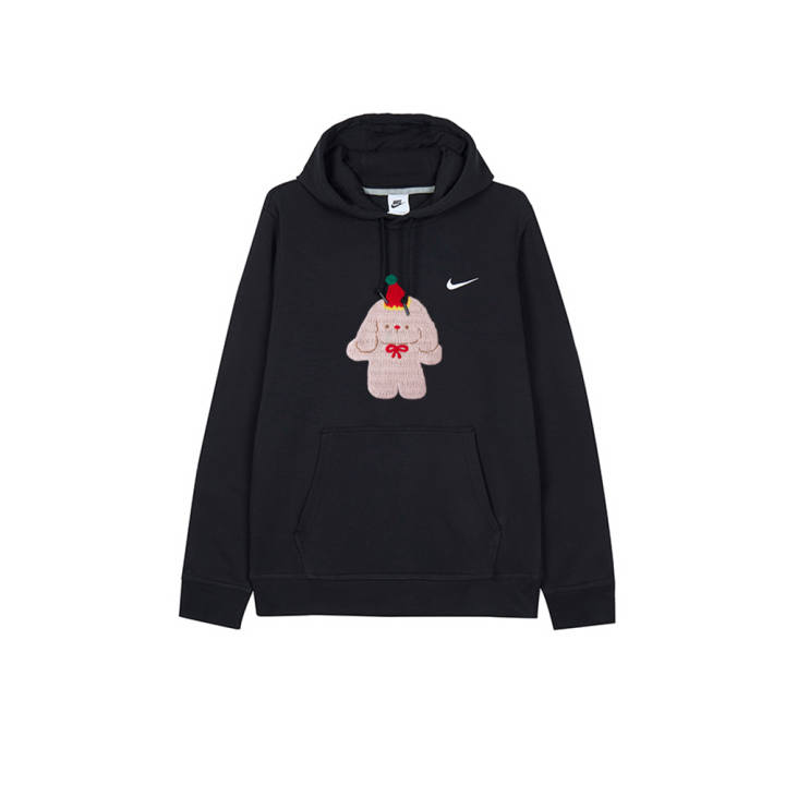 Nike Nike Sweatshirts Men's Black Hooded Moderate Regular