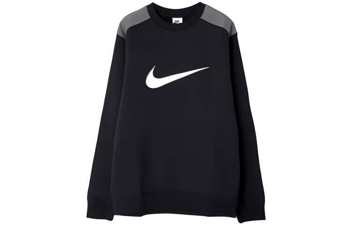 Nike Nike Sweatshirts Men's Black Crew Neck Moderate Regular