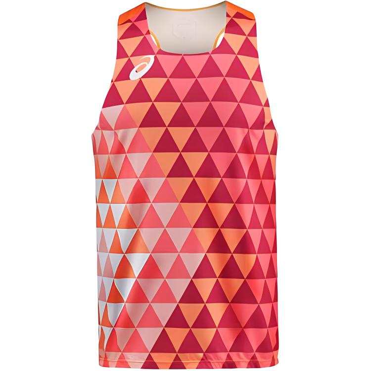 ASICS ASICS Running Tank Top Men's Orange/Red