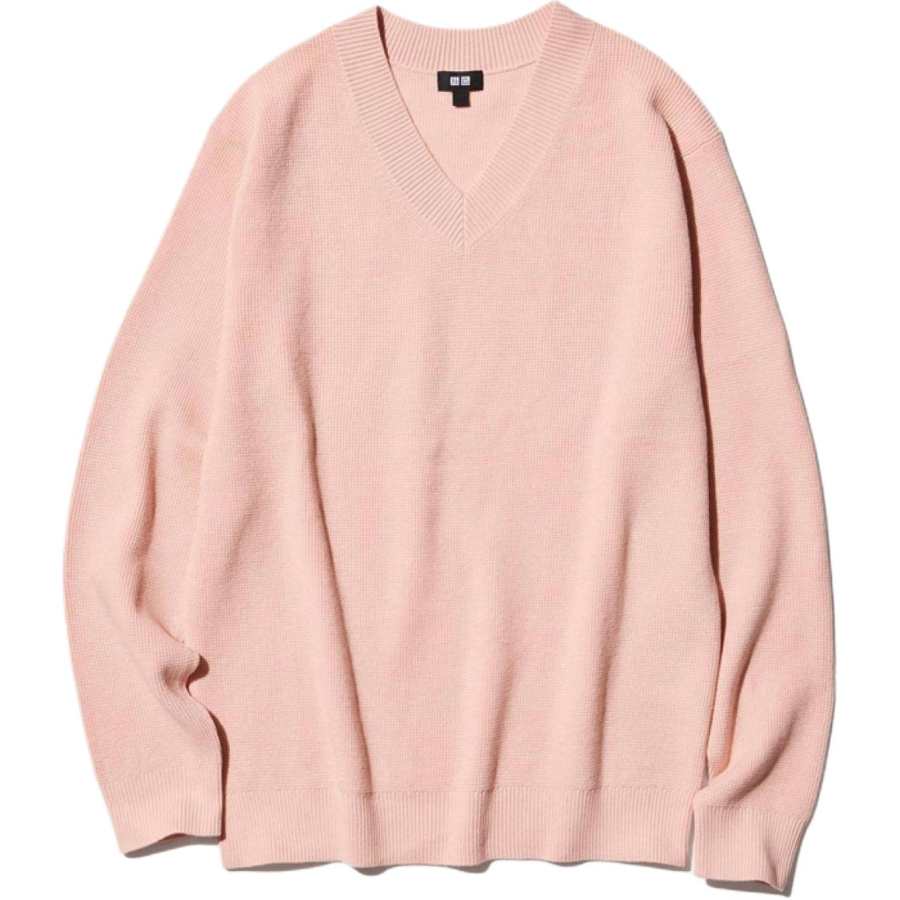 UNIQLO Knitwear Men's Pastel Pink