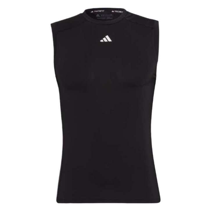 Adidas Adidas Tank Tops Men's Black Crew Neck Thin Straight Fit